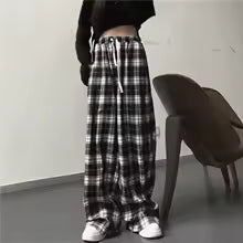 pants oversize elaris } cuadros baggy