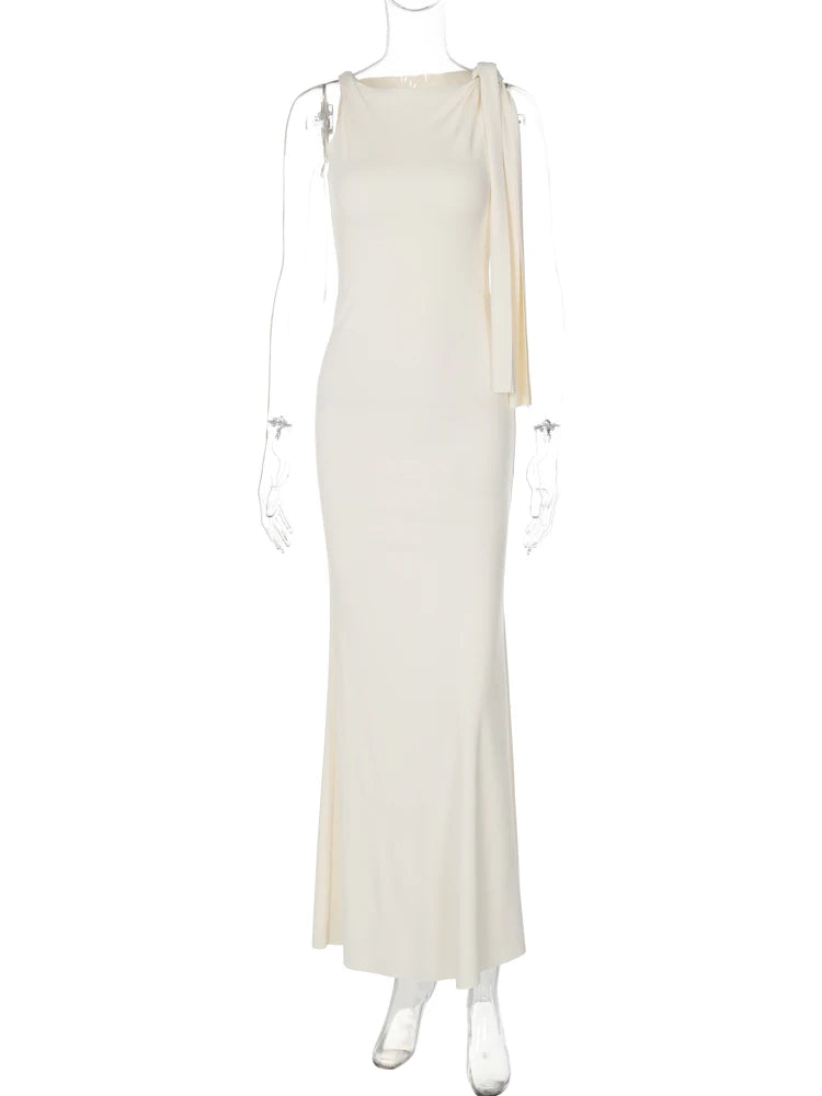 Vestido Elaris -Bodycon Cuello Redondo Gala.