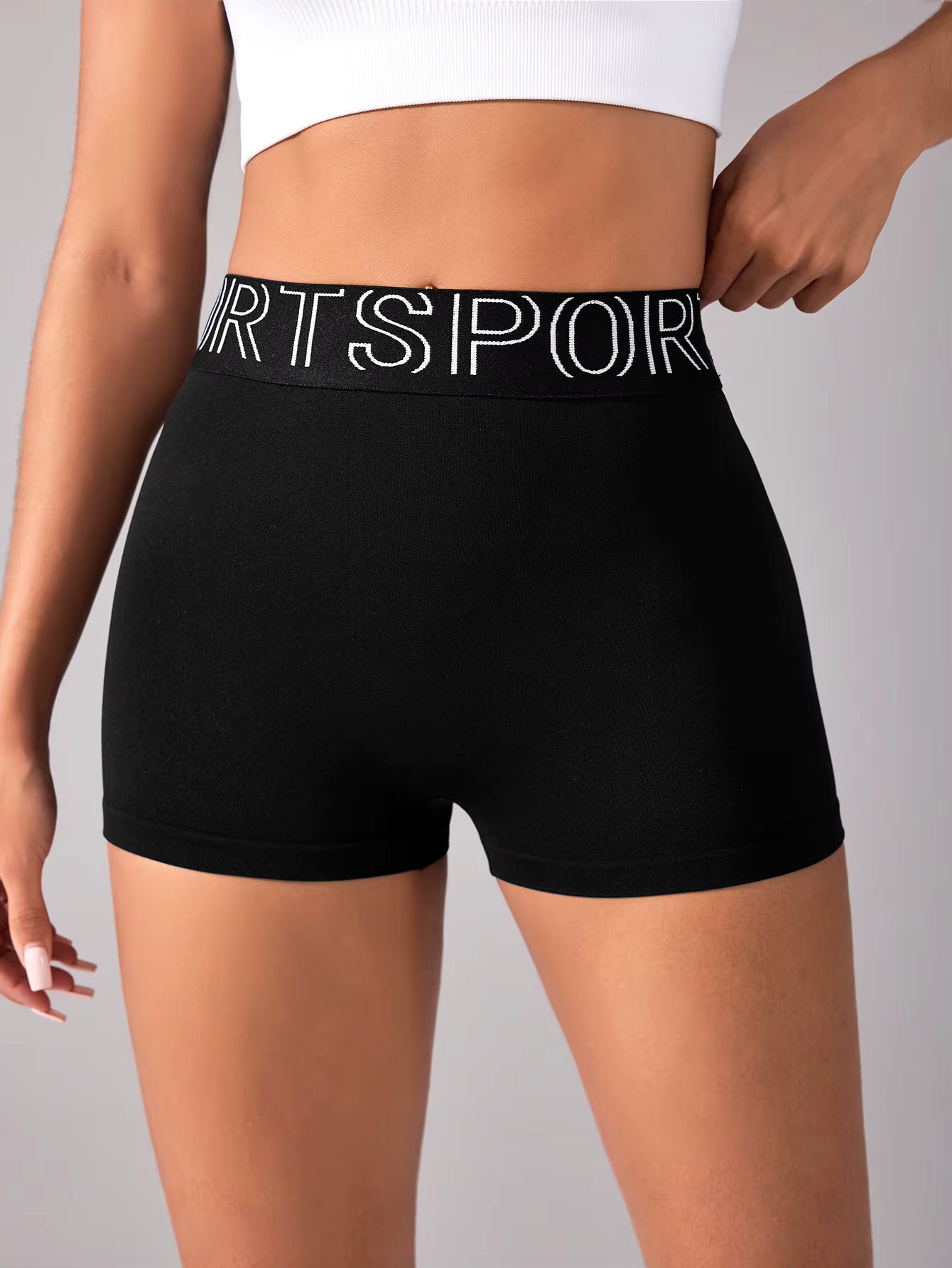 shorts deportivos elaris fitnnes cintura alta