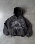 hoodiey2k goth elaris } estampado grafico streewear