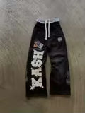 ''pantalon baggy elaris - estampado kash  streetwear